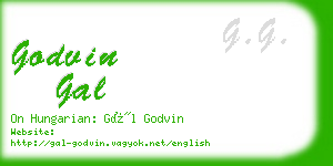 godvin gal business card
